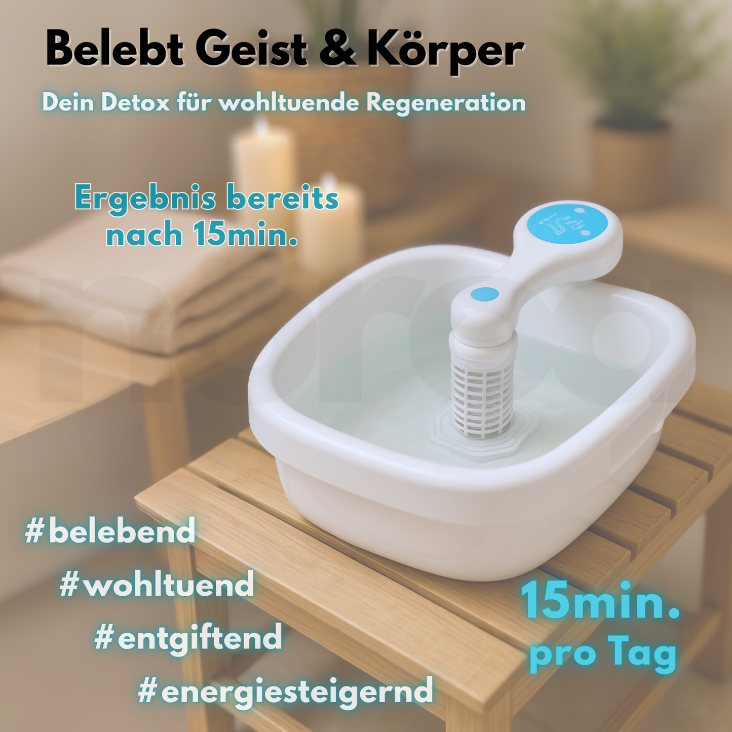 Noroa "CalmDetox" LUXE Fußbad & Spa - NEU!