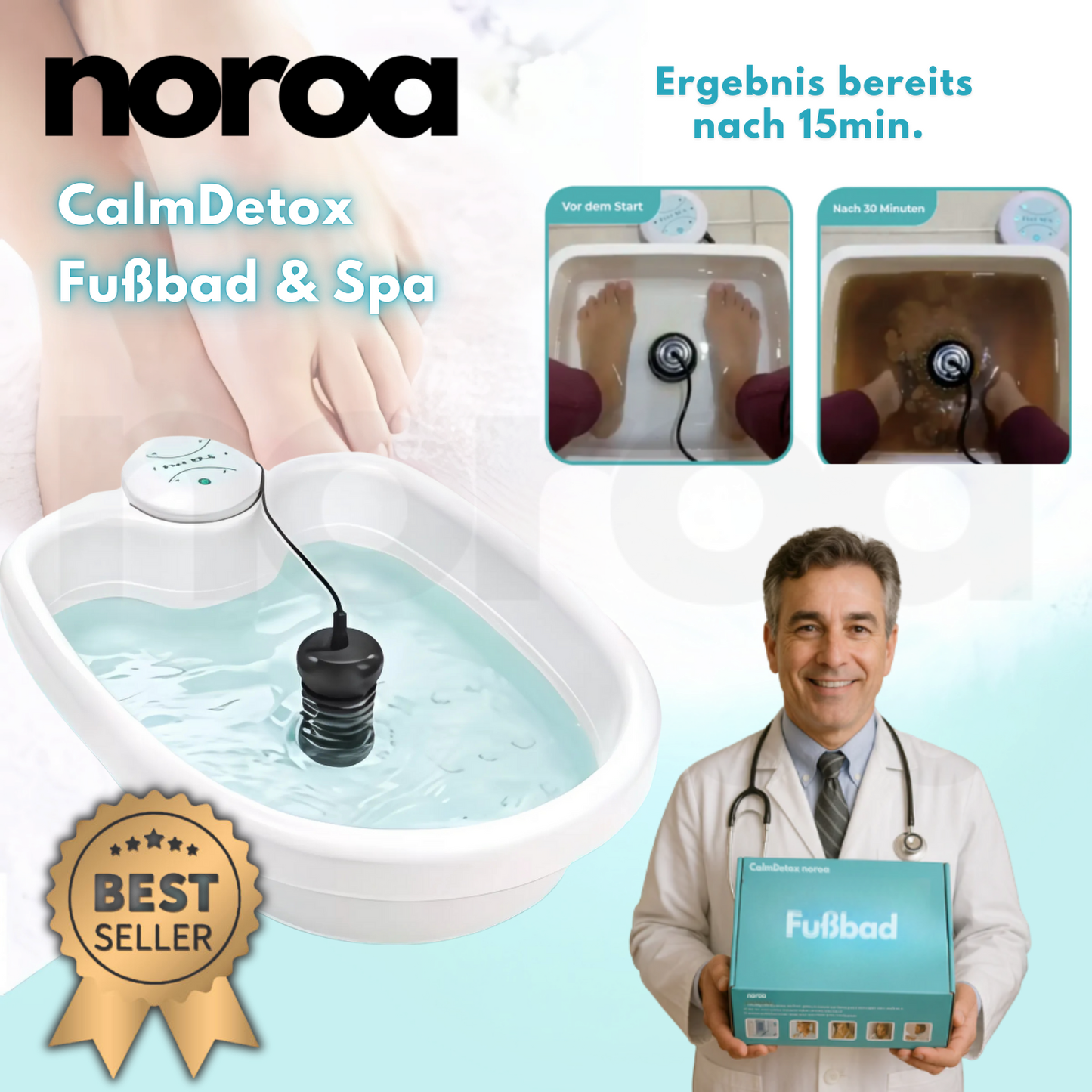 Noroa "CalmDetox" Fußbad & Spa